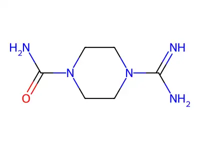 4-Carbamimidoylpiperazine-1-carboxamide structure
