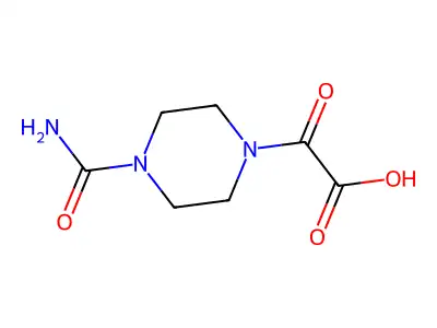 (4-Carbamoyl-piperazin-1-yl)-oxo-acetic acid structure