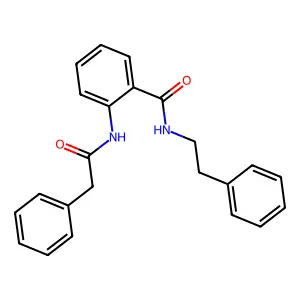 2-[(phenylacetyl)amino]-N-(2-phenylethyl)benzamide structure
