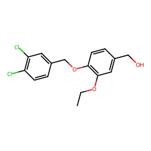 {4-[(3,4-Dichlorobenzyl)oxy]-3-ethoxyphenyl}methanol structure