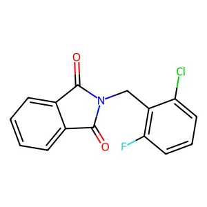 2-(2-Chloro-6-fluorobenzyl)isoindoline-1,3-dione structure