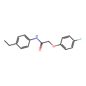 N-(4-ethylphenyl)-2-(4-fluorophenoxy)acetamide structure