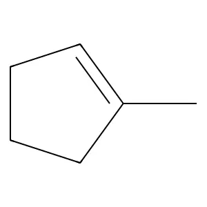 1-Methylcyclopentene structure