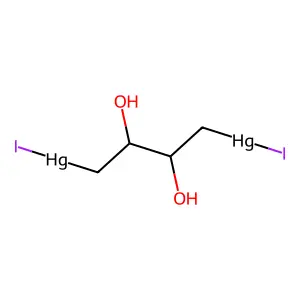 [2,3-Dihydroxy-4-(iodomercurio)butyl]-iodomercury structure