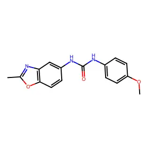 1-(4-Methoxyphenyl)-3-(2-methyl-1,3-benzoxazol-5-yl)urea structure