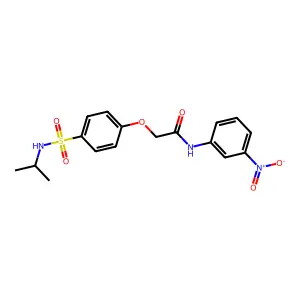 N-(3-nitrophenyl)-2-[4-(propan-2-ylsulfamoyl)phenoxy]acetamide structure