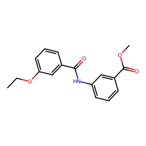 Methyl 3-{[(3-ethoxyphenyl)carbonyl]amino}benzoate structure