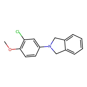 2-(3-Chloro-4-methoxyphenyl)-1,3-dihydroisoindole structure