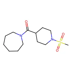 Azepan-1-yl[1-(methylsulfonyl)piperidin-4-yl]methanone structure