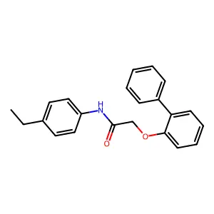 N-(4-ethylphenyl)-2-(2-phenylphenoxy)acetamide structure