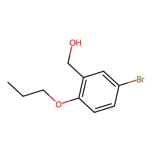 (5-Bromo-2-propoxyphenyl)methanol structure