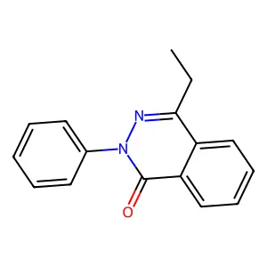 4-Ethyl-2-phenylphthalazin-1-one structure