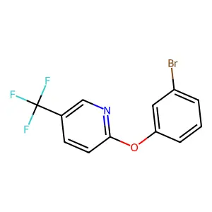 2-(3-Bromophenoxy)-5-(trifluoromethyl)pyridine structure