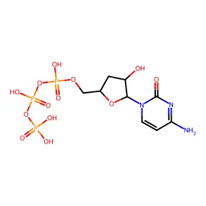 3'-脱氧胞苷 5'-三磷酸 structure