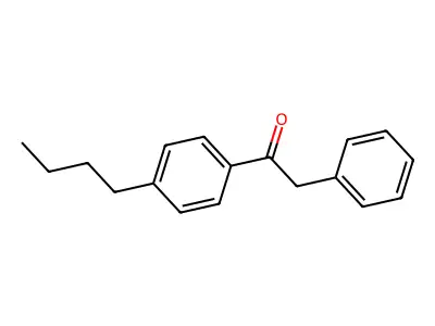 1-(4-Butylphenyl)-2-phenylethanone structure