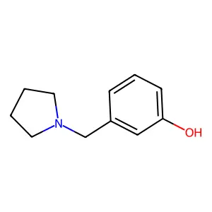 3-(Pyrrolidin-1-ylmethyl)phenol structure