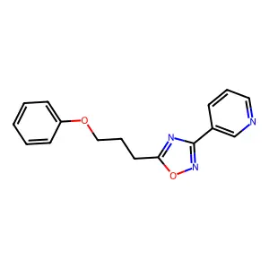 5-(3-Phenoxypropyl)-3-(3-pyridinyl)-1,2,4-oxadiazole structure