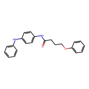 N-(4-anilinophenyl)-4-phenoxybutanamide structure