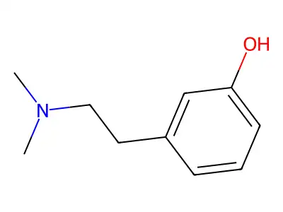 3-[2-(Dimethylamino)ethyl]phenol structure