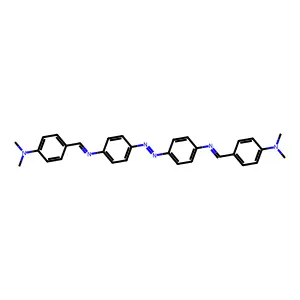 4,4'-(1,2-Diazenediyl)bis(N-((4-(dimethylamino)phenyl)methylene)benzenamine) structure