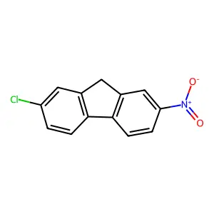 Fluorene, 2-chloro-7-nitro- structure