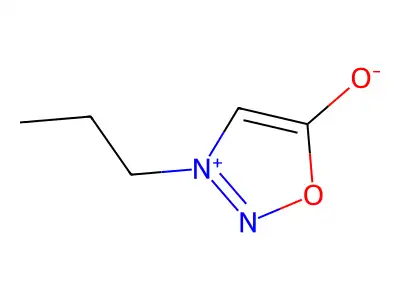 Sydnone, 3-propyl- structure