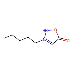 3-pentyl-2H-oxadiazol-3-ium-5-one structure