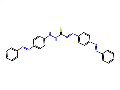 (E)-N',2-Bis{4-[(E)-phenyldiazenyl]phenyl}diazene-1-carbothiohydrazide structure