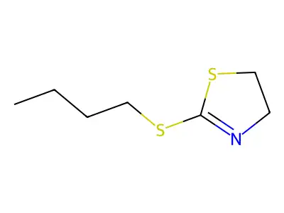 2-Thiazoline, 2-butylthio- structure