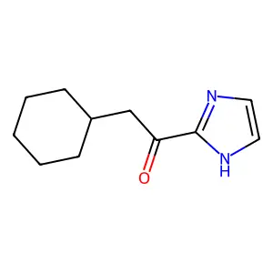 2-Cyclohexyl-1-(1H-imidazol-2-yl)ethanone structure