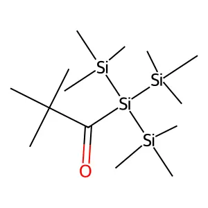 (2,2-Dimethyl-propionyl)-tris(trimethylsilyl)silane structure