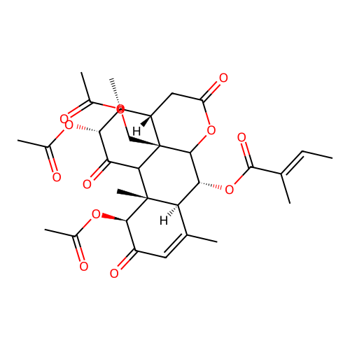 6beta-Tigloyloxychaparrinone structure