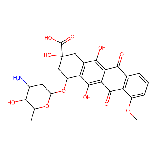 Doxorubicin Impurity 6 structure