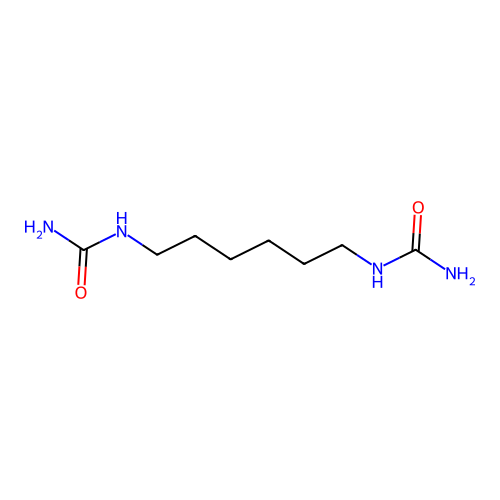 1,1'-Hexane-1,6-diyldiurea structure