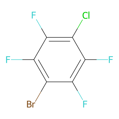 1-Bromo-4-chloro-2,3,5,6-tetrafluorobenzene structure