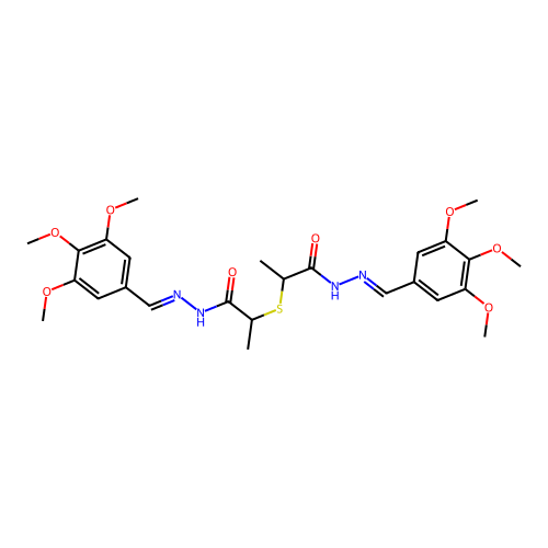 2-[1-oxo-1-[(2Z)-2-[(3,4,5-trimethoxyphenyl)methylidene]hydr structure