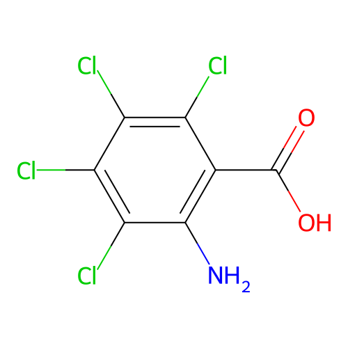 2-Amino-3,4,5,6-tetrachlorobenzoic acid structure