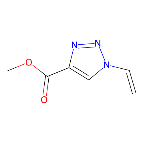 InChI=1/C6H7N3O2/c1-3-9-4-5(7-8-9)6(10)11-2/h3-4H,1H2,2H structure