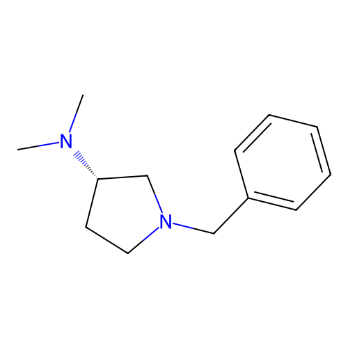 (S)-1-Benzyl-N,N-dimethylpyrrolidin-3-amine structure