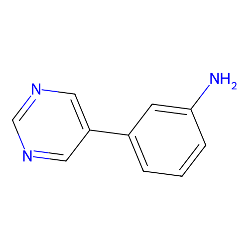 3-Pyrimidin-5-ylaniline structure