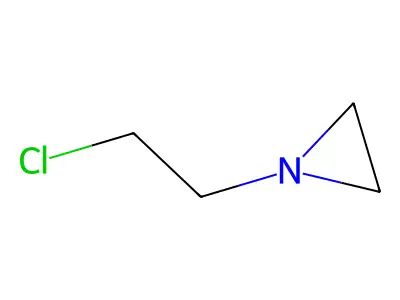 N-(2-Chloroethyl)aziridine structure