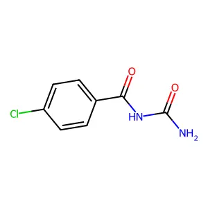 N-(氨基甲酰基)-4-氯苯甲酰胺 structure