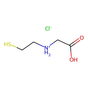 Glycine, N-(2-mercaptoethyl)-, hydrochloride (1:1) structure