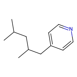 4-(2,4-Dimethylpentyl)pyridine structure