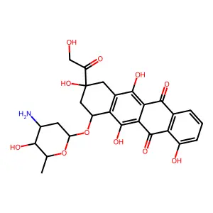 14-hydroxy carminomycin structure