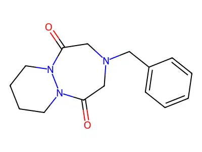 1H-Pyridazino(1,2-a)(1,2,5)triazepine-1,5(2H)-dione, hexahydro-3-(phenylmethyl)- structure