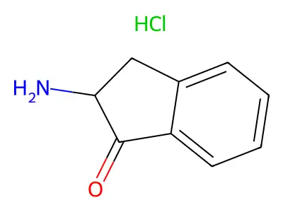 2-Amino-2,3-dihydro-1H-inden-1-one structure