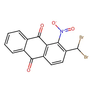 2-(Dibromomethyl)-1-nitroanthracene-9,10-dione structure