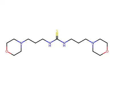1,3-Bis(3-morpholin-4-ylpropyl)thiourea structure