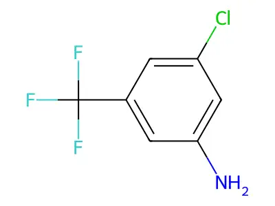 3-Chloro-5-(trifluoromethyl)aniline structure
